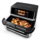 Rohnson Air Fryer με Διπλό Αποσπώμενο Κάδο 12lt Ασημί R-2882